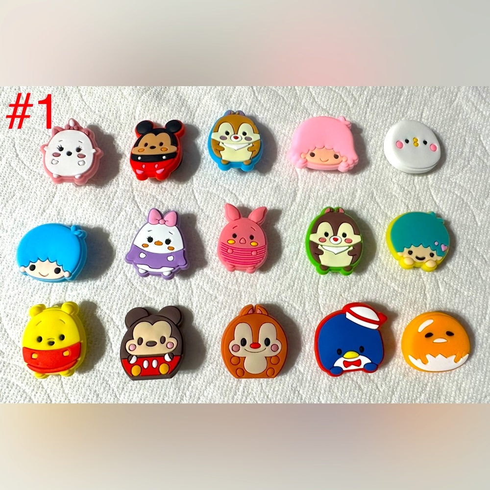 Disney characters charms for crocs 15 pieces $15